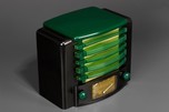 Kadette ’Classic’ Radio Model K-15 in Black and Green Plaskon - Rarity